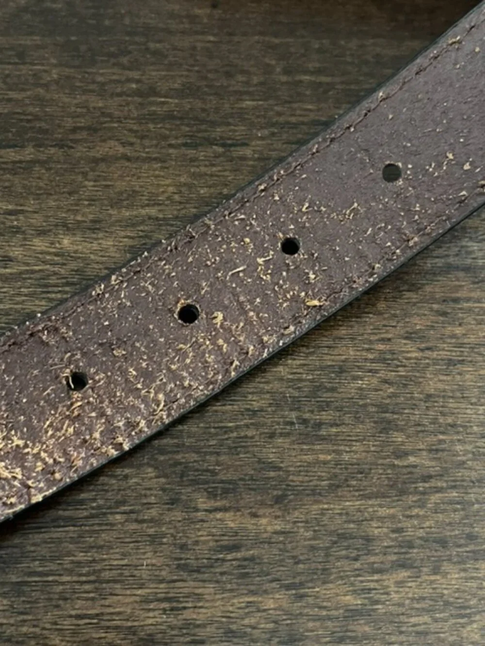 Tommy Bahama Brown Leather Belt Woven Pattern Silver Buckle Men's 40